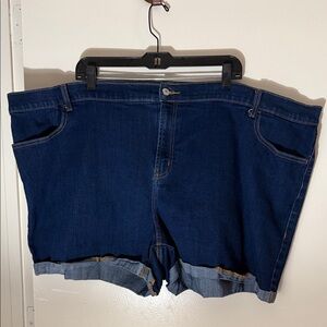 Old Navy Women's Deep Blue Jean Shorts